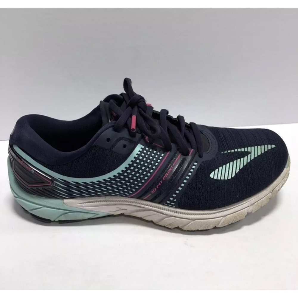 Brooks Women’s Pureflow 7, Blue Running Shoes, Size 9 M.